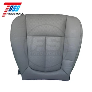Driver Bottom &Top Seat Cover Gray Leather For 2011–2016 Ford F250-F550 XL - Picture 1 of 14