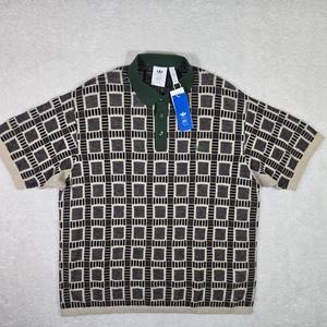 Adidas Originals x Brain Dead Jacquard Knit Polo Herren Large JN7151 L - Bild 1 von 6