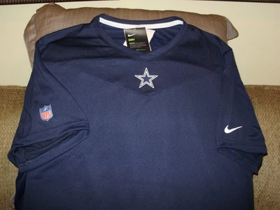 NFL Dallas Cowboys NIKE Dry Dri-Fit CW6570 UV UPF40+ Chevron S/S Camisa Para Hombre 4XL Foto 1 de 4