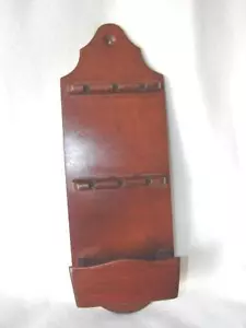 Handcrafted Wood Spoon Holder Wall Rack for holding Your Collector Spoons - Picture 1 of 3