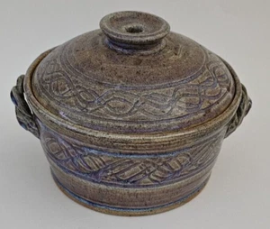 Vintage Steingut Keramik Auflaufform Schüssel mit Deckel - Bild 1 von 13