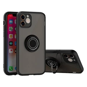 Rugged 360° Magnetic Ring Case for iPhone 12 Pro Max 6.7″ BLACK - Photo 1 sur 2
