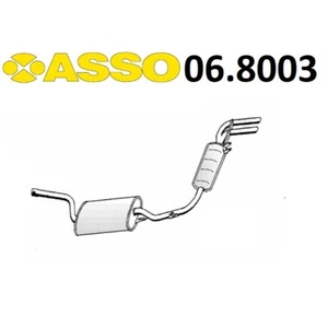 MITTELSCHALLDÄMPFER HINTEN AUTOBIANCHI A112 - LANCIA ASO FÜR 4270396 - Bild 1 von 1