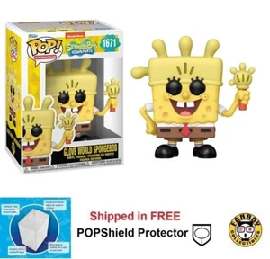 Funko POP Animación Bob Esponja Pantalones Cuadrados Guante Mundo Bob Esponja #1671 - Imagen 1 de 2