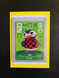Tarjeta amiibo Flo - 73 - 073 - Serie 1 - Auténtica de cruce de animales - Imagen 1 de 1
