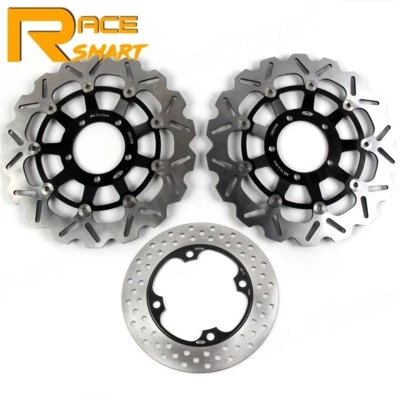 Rotores de disco de freno delanteros traseros para Triumph Street Triple 675 2007-2012 675R 09-12 Foto 1 de 4