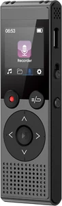 128GB Digital Voice Recorder 3072 Kbps HD Recording with Playback Dual Reduction - Picture 1 of 1