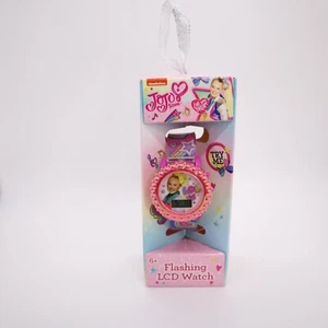 Jojo Siwa pink w/ hearts nickelodeon flashing lcd digital watch kids girls nwt - Picture 1 of 5