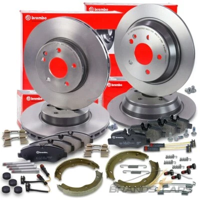 BREMBO BREMSSCHEIBEN+BELÄGE+HANDBREMSE VORNE+HINTEN FÜR MERCEDES VIANO VITO W639 - Bild 1 von 4