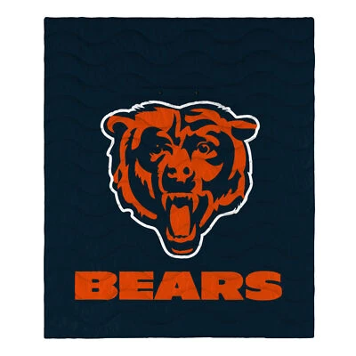 Manta FOCO NFL Chicago Bears Exclusiva Exterior Usable Grande Logo, 50" x 60" Foto 1 de 4