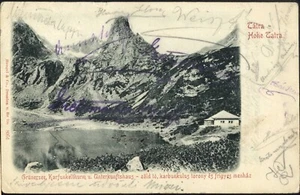 HUNGARY SLOVAKIA 1901 PC MAGAS TÁTRA , HOHE TATRA, HIGH TATRA MOUNTAINS - Picture 1 of 2