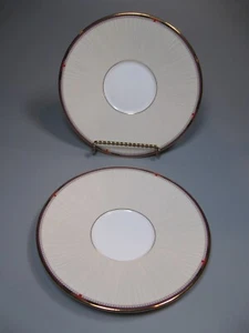 2 platillos de té Wedgwood Pashmina nuevos con etiquetas - Imagen 1 de 4