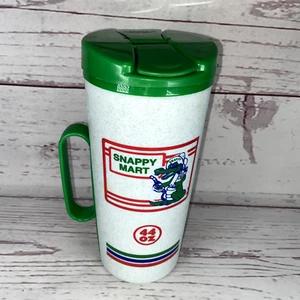 Vintage Aladdin Travel Mug Tumbler Gas Station Snappy Mart 44oz - Picture 1 of 12