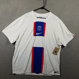 PSG 22/23 Third Nike Vapor Match Jersey Size 3XL New DN2709-101 White Blue - Picture 1 of 12