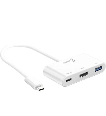 j5 Create (JCA379EW) USB-C to HDMI & USB 3.0 w/ Power Delivery Adapter-FAST SHIP - Image 1 of 3
