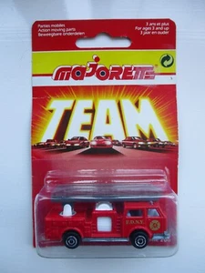 MAJORETTE MOVERS NEW YORK FIRE ENGINE FDNY - SERIE 200 No 207  SEALED IN PACKAGE - Picture 1 of 2