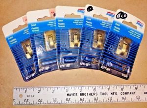 Brass Antique Finish Catches Lot Of Five 1-1/4 Inch Length National Hardware! - Picture 1 of 5
