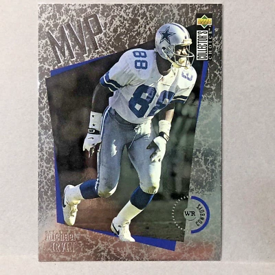 1996 Upper Deck Collector's Choice MVPs Dallas Cowboys Michael Irvin HOF M11  - Image 1 of 2