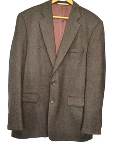 Chaqueta Blazer Burberry London Para Hombre Talla 44L Kensington 100% Lana Espiga EE. UU. - Imagen 1 de 15