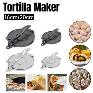 16/20cm Premium Tortilla Press Flat Bread Maker Taco Roti Chapati Health Food AU - Picture 1 of 19