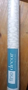 Fine Decor Geo Cheetah Animal Print Silver Glitter White Wallpaper FD41745 1Roll - Picture 1 of 4