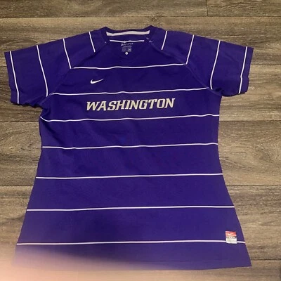 Nike Dri Fit Washington Huskies Soccer Jersey Women’s Large #Q - Image 1 of 4