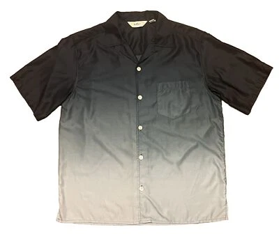 Da Vinci California Blue Ombre Lounge Bowling Short-Sleeve Polyester Shirt Sz L - Image 1 of 4