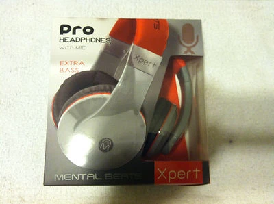 Auriculares Mental Beats Xpert Pro con micrófono modelo 61860 (rojo/gris) Foto 1 de 2
