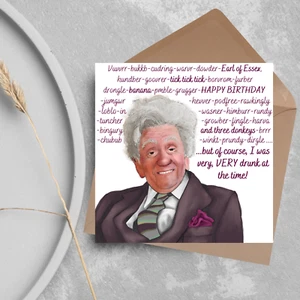 The Fast Show Birthday Card, Rowley Birkin, Very Drunk At The Time - Picture 1 of 10