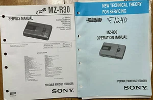 SONY MZ-R30 PORTABLE MINI DISC RECORDER ORIGINAL SERVICE MANUAL - Picture 1 of 1