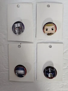 G.I. Lote de 4 prendedores de botón Joe Transformers Funko - Imagen 1 de 1