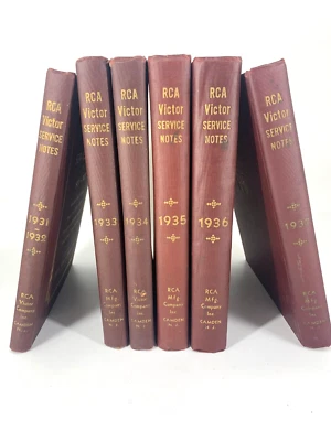 Руководства по обслуживанию томов RCA Victor 1920-е и 30-е (6) в твердом переплете - Изображение 1 из 4