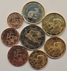 Croatia 2023 euro set from 1 cent up to 2 euro (total 8 coins) UNC