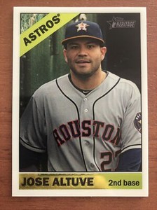 2015 Topps Heritage Chrome /999 THC- 455 Jose Altuve