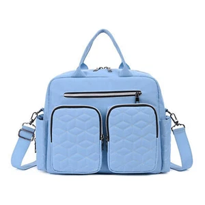 Bolsa de pañales para bebé Mochila Gran capacidad Viaje Mamá Bolso de mano Cartera Mochila - Imagen 1 de 16