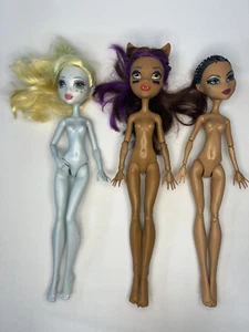 Monster High Doll lot of 3 for OOAK - Picture 1 of 11