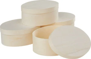 VBS Caja de virutas "Oval", 12 x 9 cm, H 5 cm, 4 piezas - Imagen 1 de 3