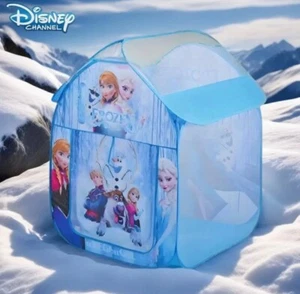Frozen Elsa Princess Tent 2-Person Kids Playhouse Indoor Outdoor Gift Camping - Picture 1 of 5