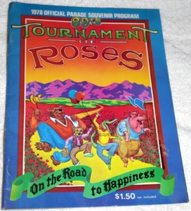 VG 1978 89th Tournament of Roses Parade Souvenir Program Vintage Ads Rose Bowl - Bild 1 von 11