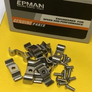 1/4" Pipe clamps x 12 for Dual brake fuel tube Stainless Steel - Picture 1 of 5