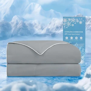 Cooling Comforter Twin Size - Cooling Blanket for Hot Sleepers and Night Sweats, - Picture 1 of 6