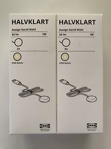 2x IKEA HALVKLART LED Schrankleuchte Strahler (insgesamt 4 Leuchten) USB 904.636.23 - Bild 1 von 2