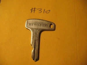 NEW NOS GENUINE KAWASAKI PRE CUT KEY # 310 G3SS G3TR (K-6473) - Picture 1 of 2