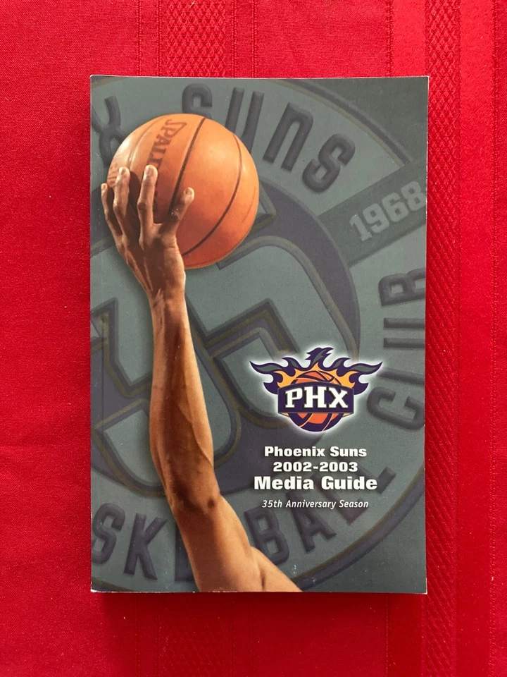 2002-2003 NBA Phoenix Suns Media Guide / Marbury / Marion / Stoudemire debut Foto 1 de 1