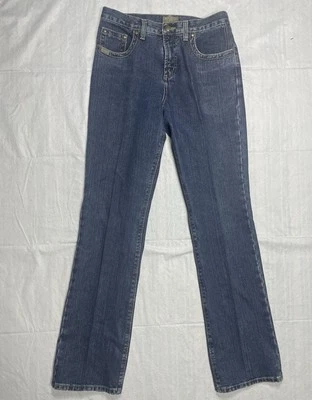 Vintage Rockies Jeans Sz 8 Rocky Mountain Bareback Denim 90s Western Rodeo Blue - Image 1 of 4