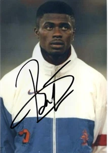 HOLLAND, ASTON VILLA & MIDDLESBROUGH: GEORGE BOATENG SIGNED 6x4 ACTION PHOTO+COA - Picture 1 of 1