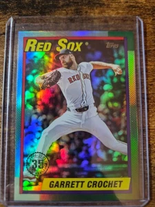 2025 Topps Update Garrett Crochet 1990 35th Anniversary Foil #U90-40 Red Sox - Picture 1 of 2