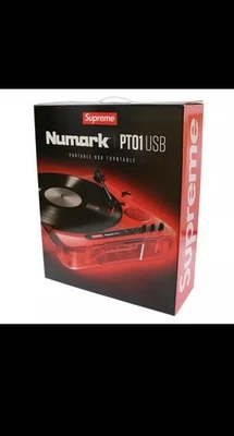 Supreme x Numark PT01 Portable Turntable Red - Image 1 of 2