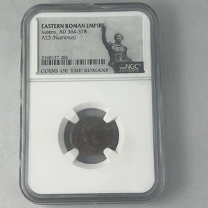 NGC Eastern Roman Empire Valens, AD 364-378 AE3 (Nummus) - Picture 1 of 6