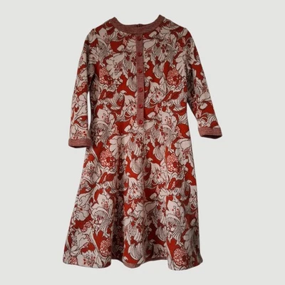 St Michael 1970s 70s Wool Dress Vintage M&S Mod UK 14 16 - Image 1 of 4